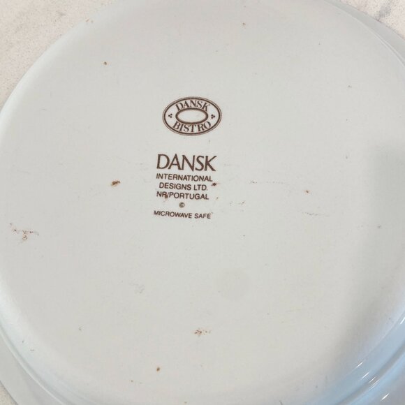 Set of 2 Vintage Dansk Bistro Int'l Christianshavn 8" Bowls Blue Rim Portugal - Picture 5 of 6